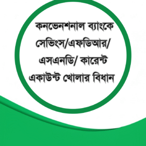 ব্যাংকে বিভিন্ন একাউন্ট খোলার শারিয়াহ গাইডলাইন